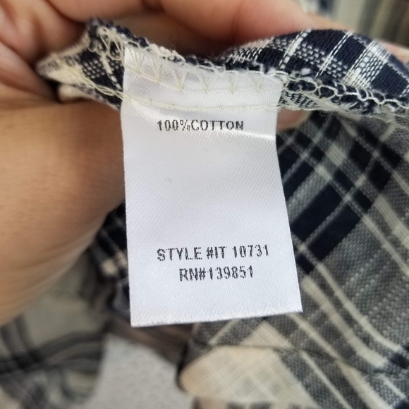 Altar'd State | Plaid and Floral Mixed Media Top - Picture 7 of 7